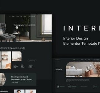 Interia - Interior Design Elementor Template Kit