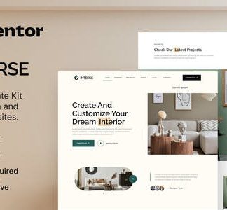 Interse – Interior Design & Architecture Elementor Template Kit