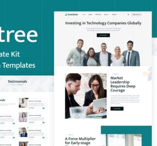 Investree - Venture Capital & Angel Investor Elementor Pro Template Kit
