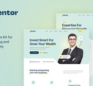 Inviz – Business Consulting & Investment Elementor Template Kit