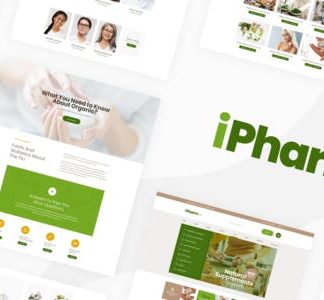 iPharm - Online Pharmacy Woocommerce Elementor Template Kit
