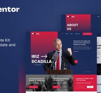 Iriz – Political Candidate & Party Elementor Template Kit