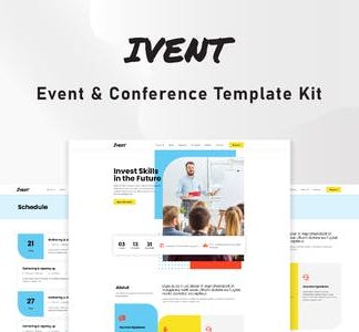 Ivent - Event & Conference Elementor Template Kit