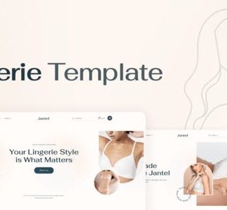Jantel – Lingerie & Nightwear Store Elementor Pro Template Kit