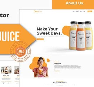 Jarsy Juice - Drink Brand Elementor Template Kit
