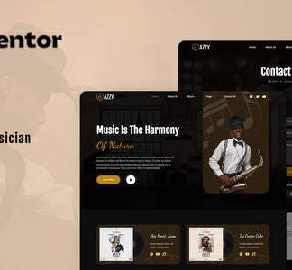 Jazzy - Music Band & Musician Elementor Template Kit