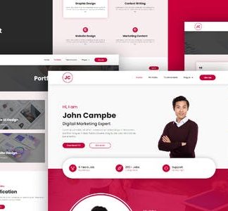 JC - CV Resume Elementor Template Kit