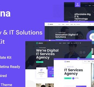Jeena - Technology & IT Solutions Elementor Template Kit