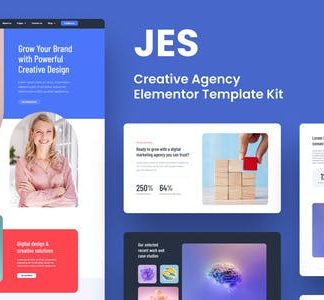 Jes - Creative Agency Elementor Pro Template Kit