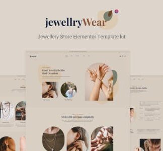 JewellryWear - eCommerce Elementor Template kit