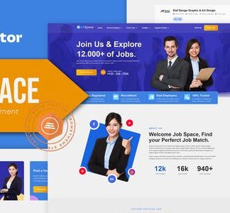 Job Space - Job Board & Recruitment Elementor Template Kit