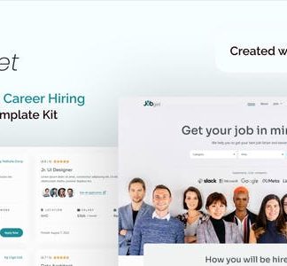 Jobget - Job Board & Career Hiring Elementor Template Kit