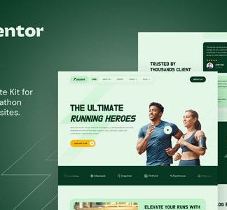 Joggers – Marathon Running Club & Sports Events Elementor Template Kit
