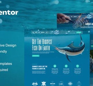 Joran - Fishing Club Elementor Template Kit