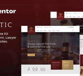 Justic – Law Firm & Legal Services Elementor Template Kit