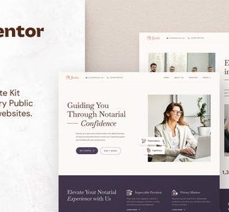 Juzia – Notary Public & Legal Services Elementor Template Kit