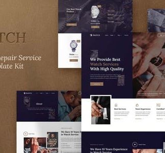JWatch – Watch Store & Repair Service Elementor Template Kit