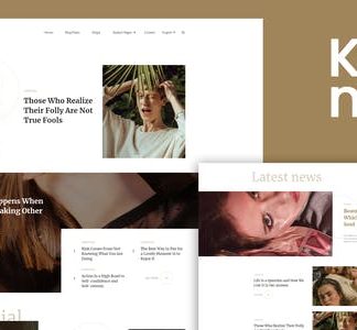 Karma - Blog & Magazine Elementor Template Kit