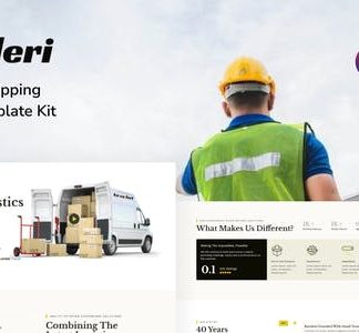 Kavaleri Logistic & Shipping Elementor Pro Template Kit