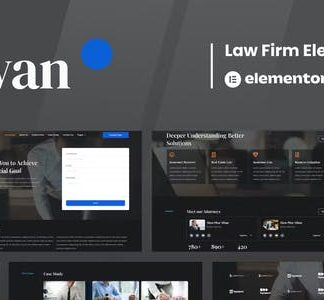 Kawan - Law Firm Elementor Template Kit