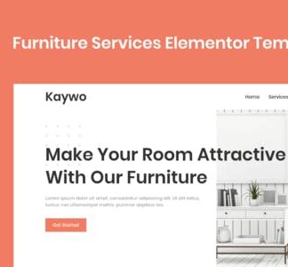 Kaywo - Furniture Services Elementor Template Kit