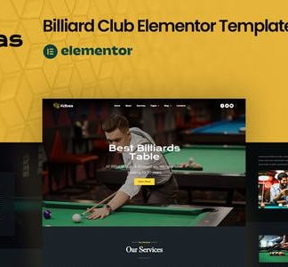 Kdbas - Billiard Club Elementor Template Kit
