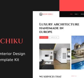 Kenchiku - Architecture & Interior Design Elementor Template Kit