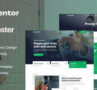 KeyMaster - Locksmith & Key Maker Service Elementor Template Kit