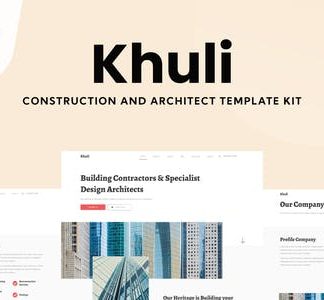 Khuli - Construction & Architecture Elementor Pro Template Kit