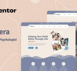 Kidstera - Child Therapist & Psychologist Elementor Template Kit