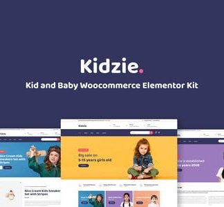 Kidzie - Baby & Kids E-Commerce Elementor Template Kit