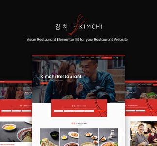 Kimchi - Asian Restaurant & Cafe Elementor Template Kit