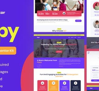 Kippy  - Kindergarten Elementor Pro Template Kit