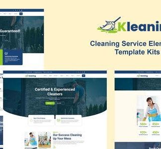 Kleaning - Cleaning Service Elementor Template Kits
