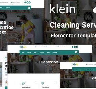 Klein - Cleaning Services Elementor Template Kit