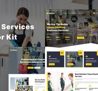Klinta - Cleaning Services Elementor Template Kit