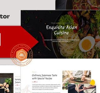 Kodai - Asian Restaurant Elementor Template Kit