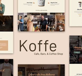 Koffe - Cafe & Coffee Shop Template Kit