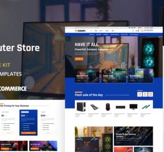 Kompi - Computer Store WordPress Elementor Template Kit