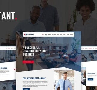 Konsultant - Consultancy Firm Elementor Template Kit
