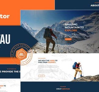 Krakatau - Mountain & Hiking Elementor Template Kit