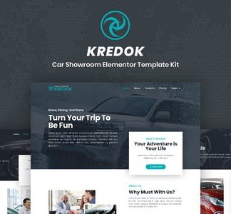 Kredok - Car Showroom Elementor Template Kit