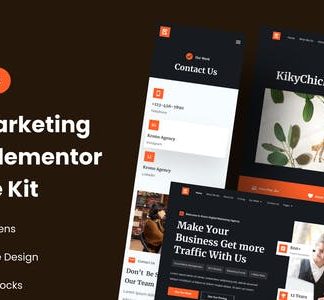 Krono - Marketing Agency Elementor Template Kit