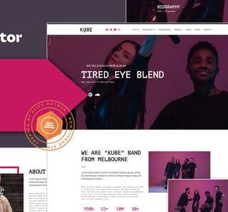 Kube - Music Elementor Template Kit