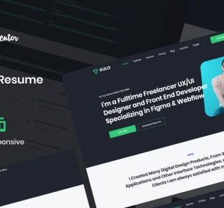 Kulo - Professional Resume Elementor Template Kit