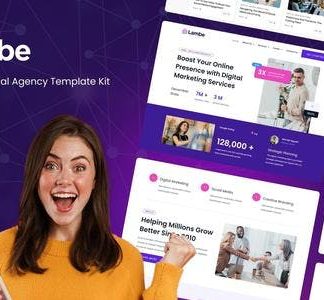 Lambe - Digital Marketing Agency Elementor Template Kits
