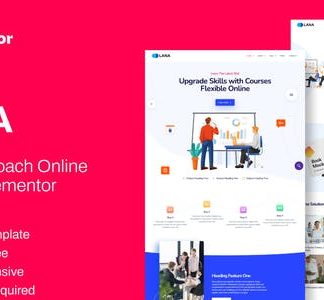 Lana - Business Coach Online Course Elementor Template Kit