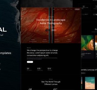 Larial - Landscape & Aerial Photography Elementor Template Kit