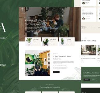 Lathea - Houseplants & Indoor Garden Elementor Template Kit