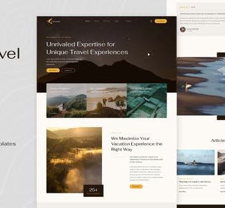 Latravel - Travel and Tour Agency Elementor Template Kit